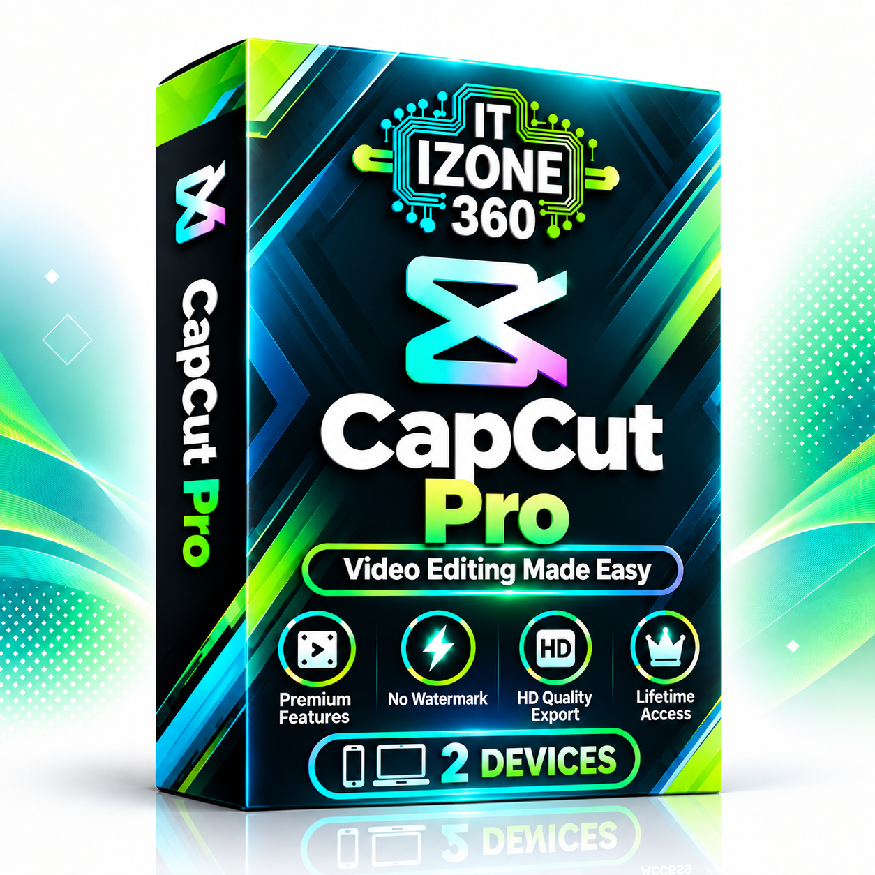 Capcut Pro- 2 Devices